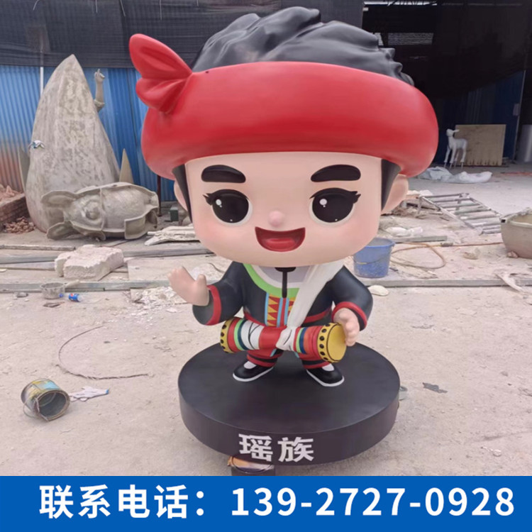 玻璃鋼人物卡通雕塑